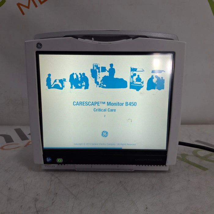 GE Healthcare Carescape B450 Critical Care Patient Monitor