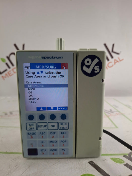 Baxter Sigma Spectrum 6.05.14 with B/G Battery Infusion Pump