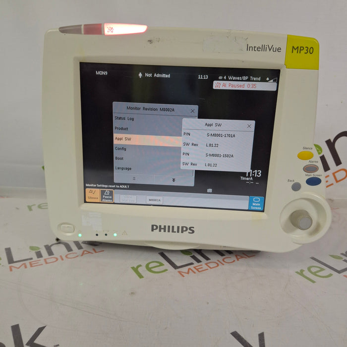 Philips IntelliVue MP30 Patient Monitor
