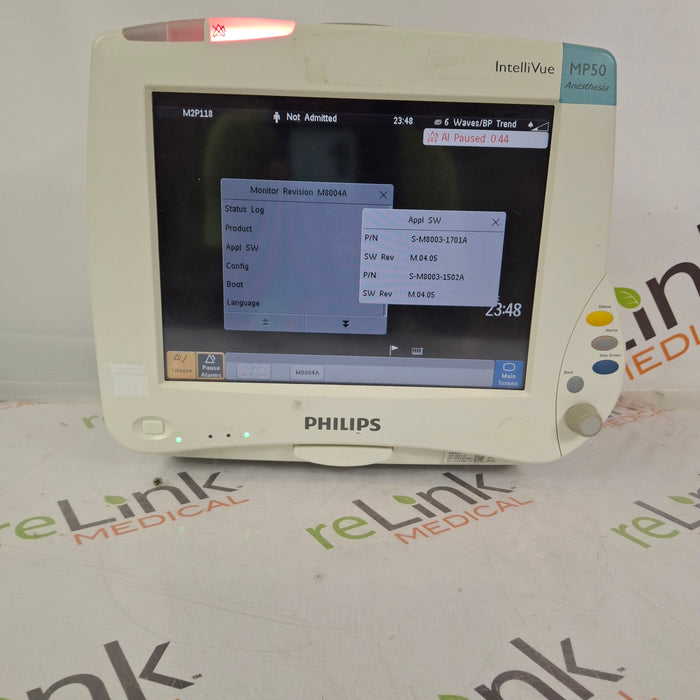 Philips IntelliVue MP50 - Anesthesia Patient Monitor