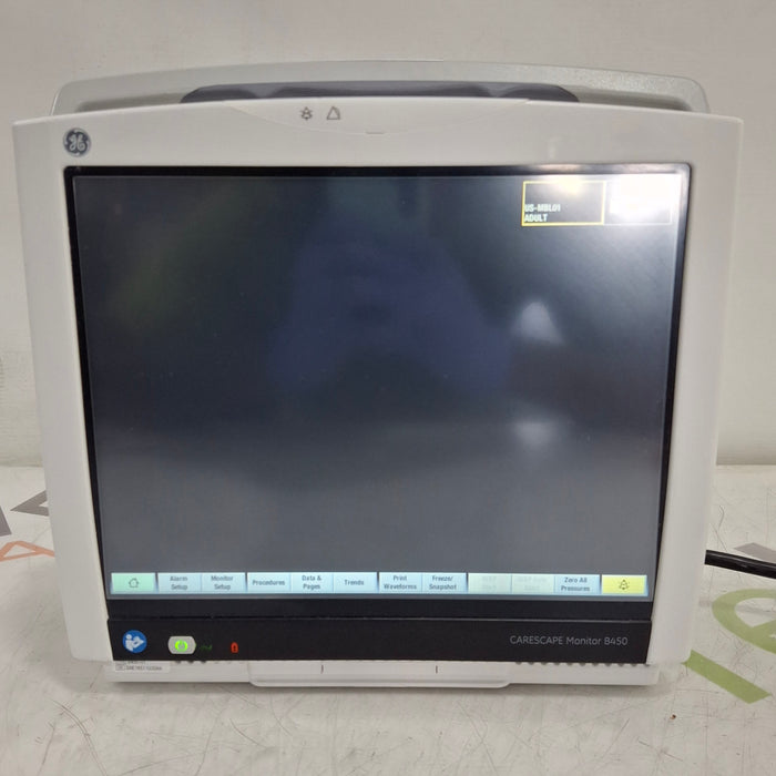 GE Healthcare Carescape B450 Critical Care Patient Monitor