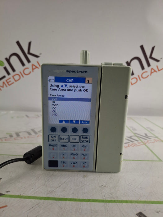 Baxter Sigma Spectrum 6.02.07 with B/G Battery Infusion Pump