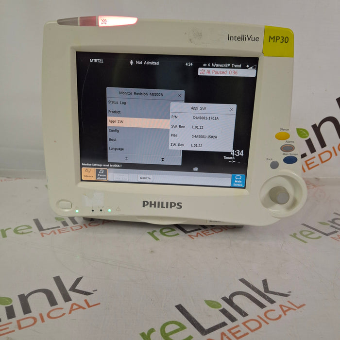 Philips IntelliVue MP30 Patient Monitor