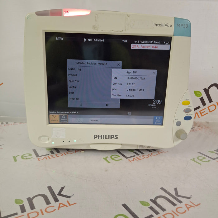 Philips IntelliVue MP50 Patient Monitor