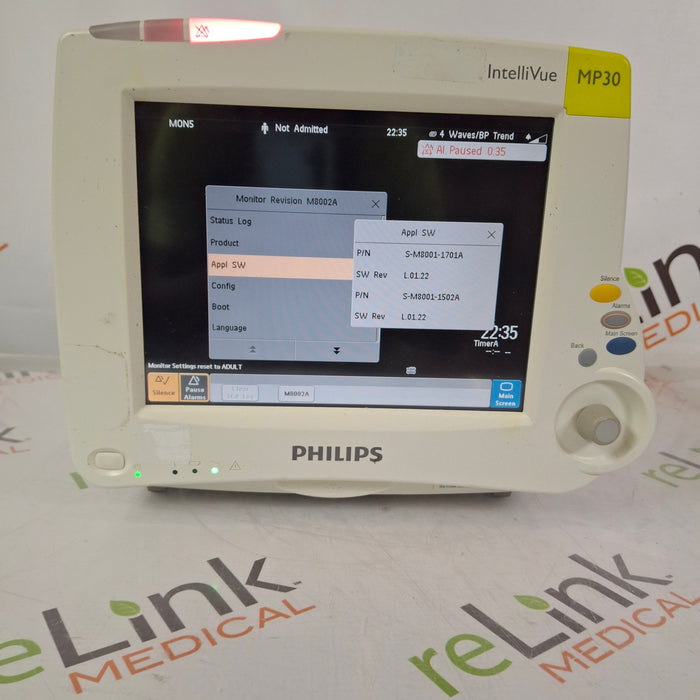 Philips IntelliVue MP30 Patient Monitor