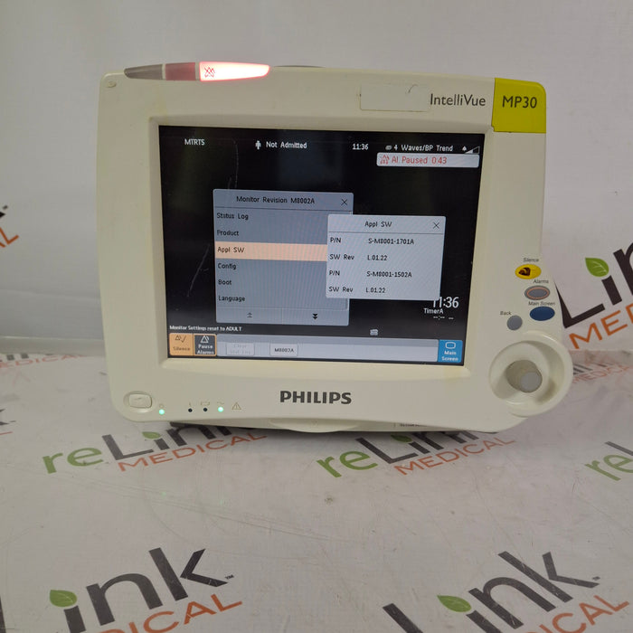 Philips IntelliVue MP30 Patient Monitor