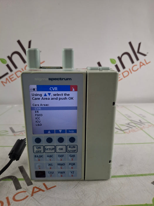Baxter Sigma Spectrum 6.02.07 with A/B/G/N Battery Infusion Pump