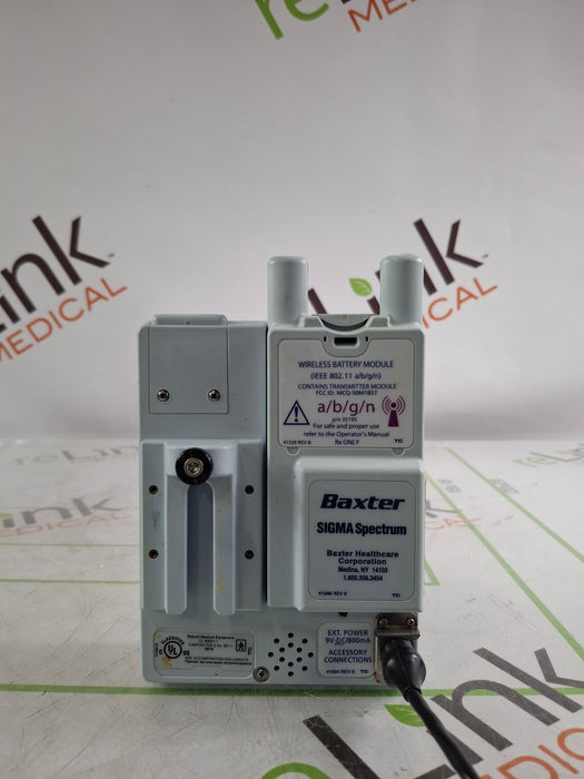 Baxter Sigma Spectrum 6.02.07 with A/B/G/N Battery Infusion Pump