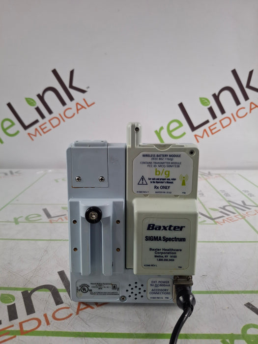 Baxter Sigma Spectrum 6.05.14 with B/G Battery Infusion Pump