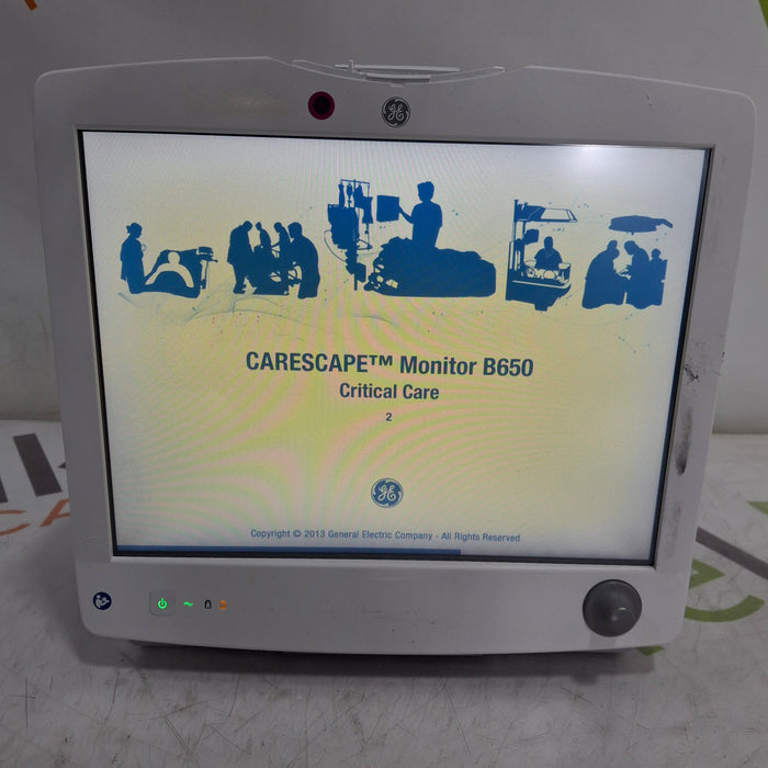 GE Healthcare Carescape B450 Critical Care Patient Monitor
