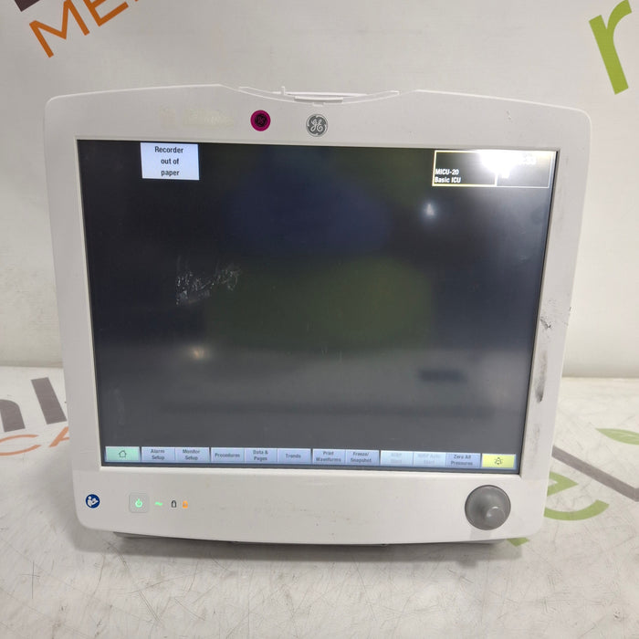 GE Healthcare Carescape B450 Critical Care Patient Monitor