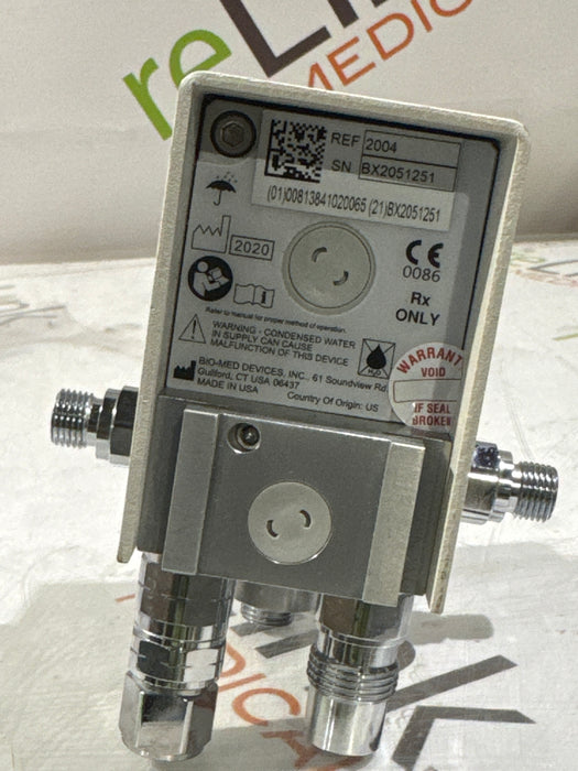 Bio-Med Devices 2004 High/Low Flow Air/Oxygen Blender