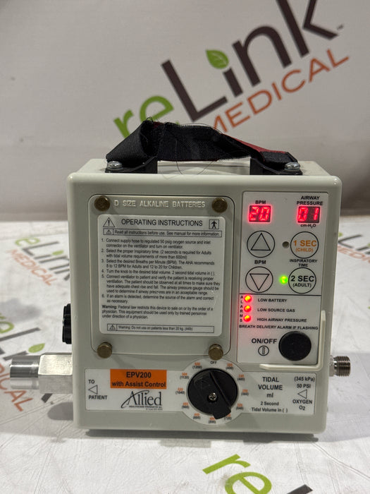 Allied Healthcare Products EPV200 Ventilator