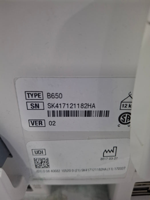 GE Healthcare Carescape B650 Post Anesthesia Care Patient Monitor