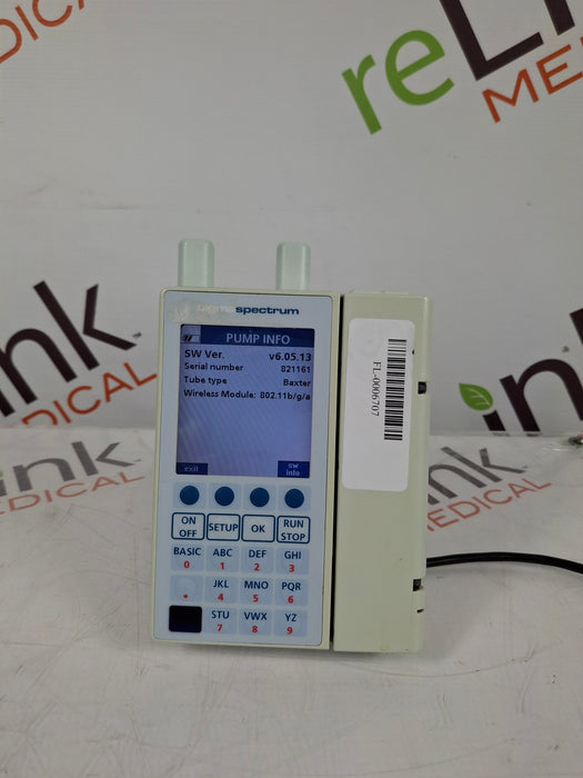 Baxter Sigma Spectrum 6.05.13 with A/B/G/N Battery Infusion Pump