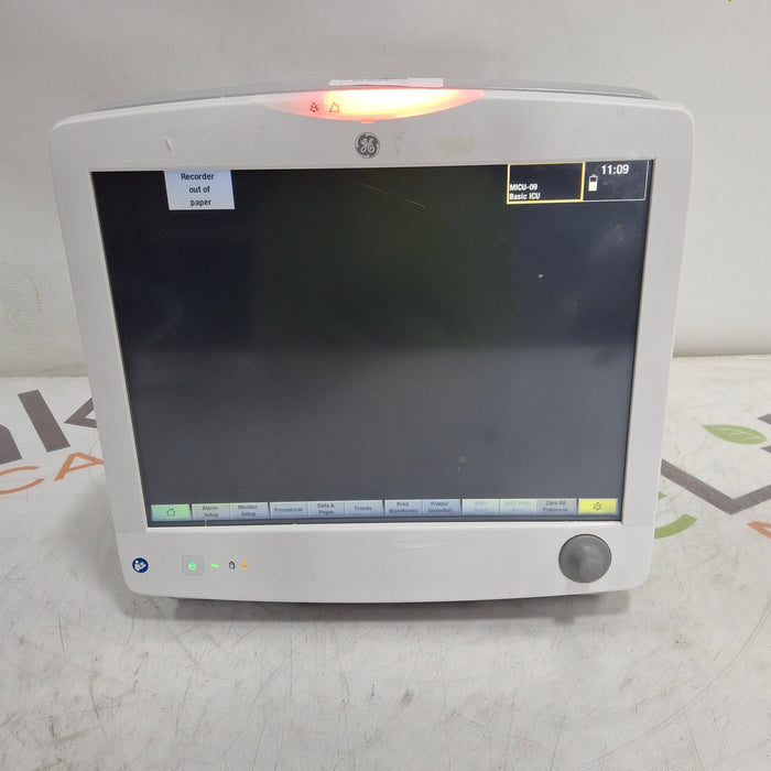 GE Healthcare Carescape B650 Critical Care Patient Monitor