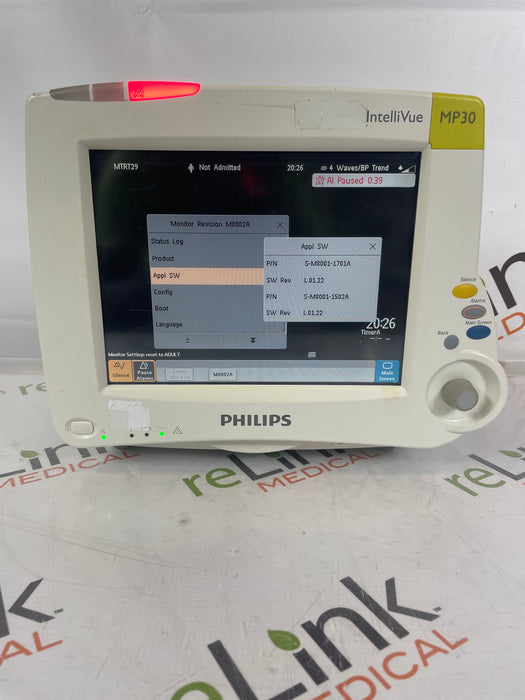 Philips IntelliVue MP30 Patient Monitor