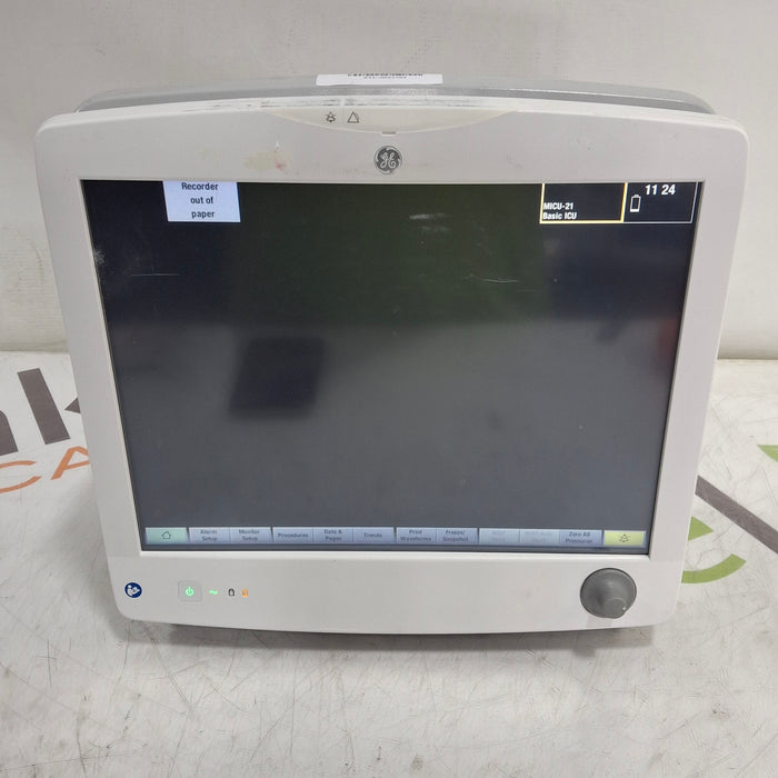 GE Healthcare Carescape B650 Critical Care Patient Monitor