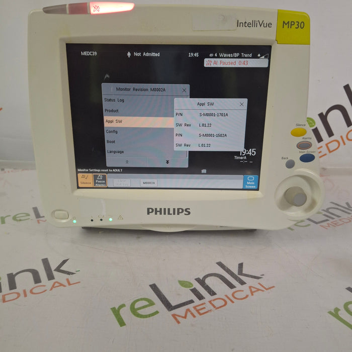 Philips IntelliVue MP30 Patient Monitor