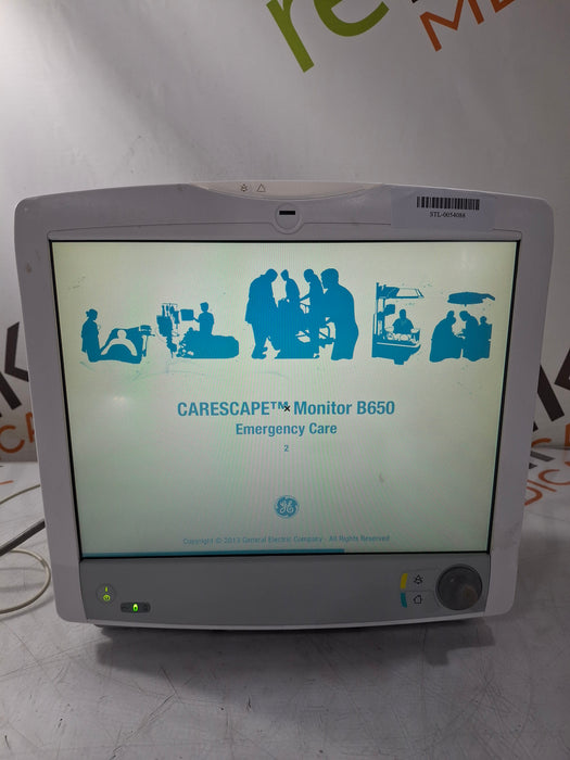 GE Healthcare Carescape B650 Emergency Care Patient Monitor