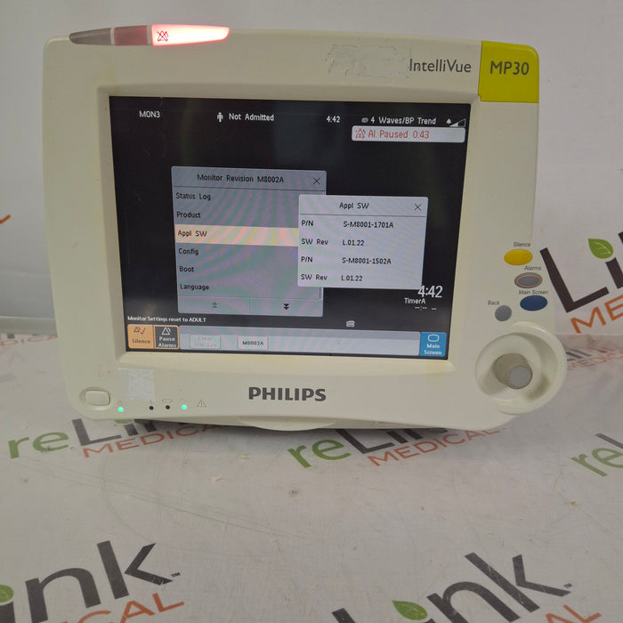 Philips IntelliVue MP30 Patient Monitor