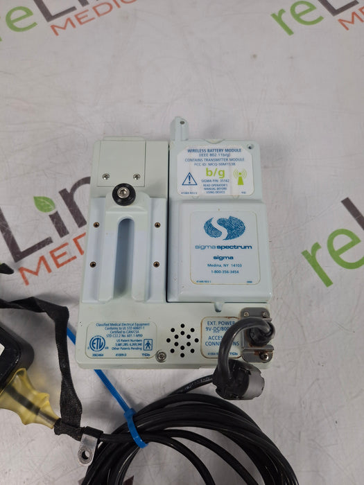 Baxter Sigma Spectrum 6.05.13 with B/G Battery Infusion Pump