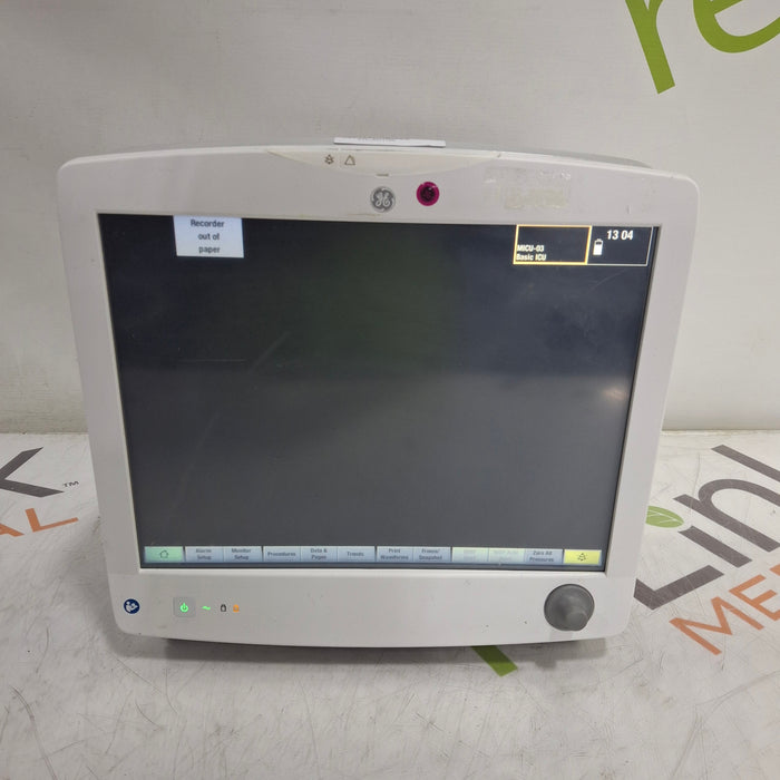 GE Healthcare Carescape B650 Critical Care Patient Monitor