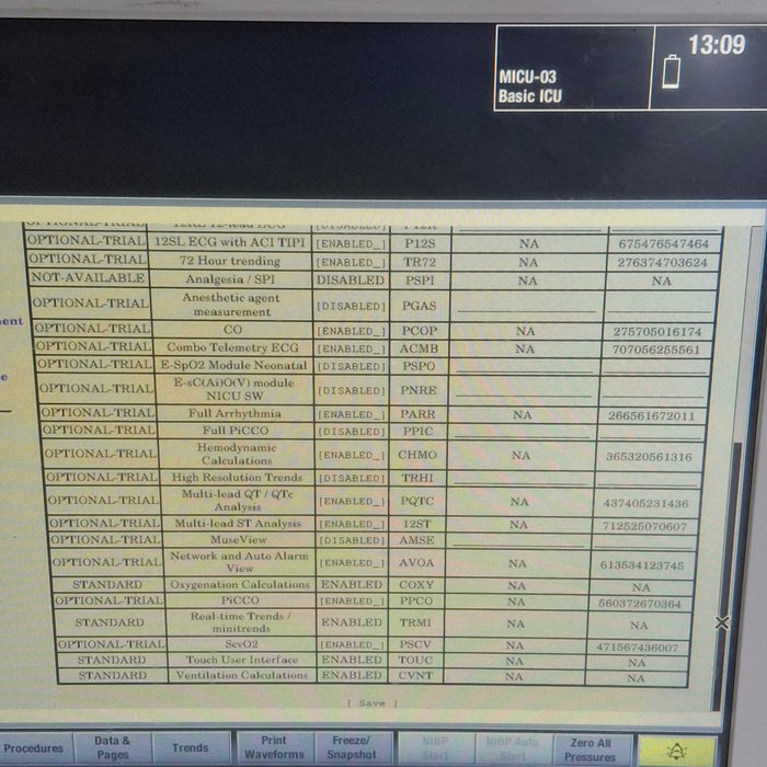 GE Healthcare Carescape B650 Critical Care Patient Monitor
