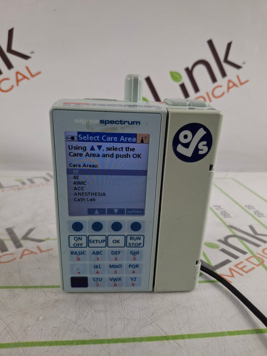 Baxter Sigma Spectrum 6.05.14 with B/G Battery Infusion Pump