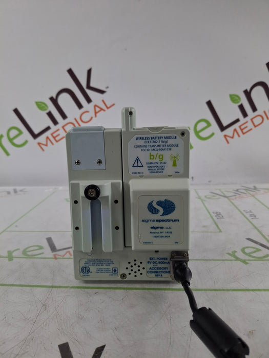 Baxter Sigma Spectrum 6.05.13 with B/G Battery Infusion Pump