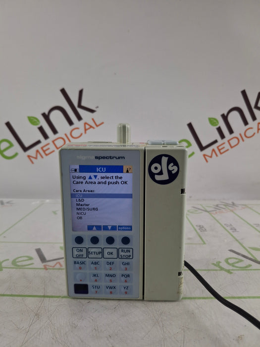 Baxter Sigma Spectrum 6.05.14 with B/G Battery Infusion Pump