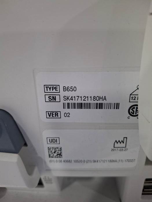 GE Healthcare Carescape B650 Post Anesthesia Care Patient Monitor