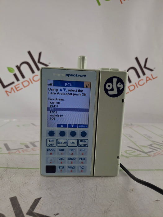 Baxter Sigma Spectrum 6.05.15 with B/G Battery Infusion Pump