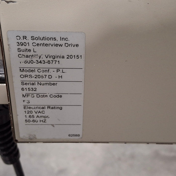 OR Solutions ORS-2057D -H Solution Warmer