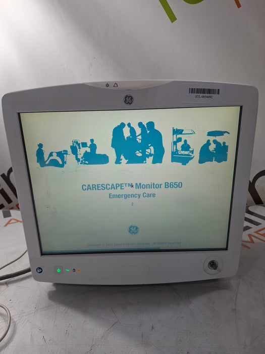 GE Healthcare Carescape B650 Emergency Care Patient Monitor