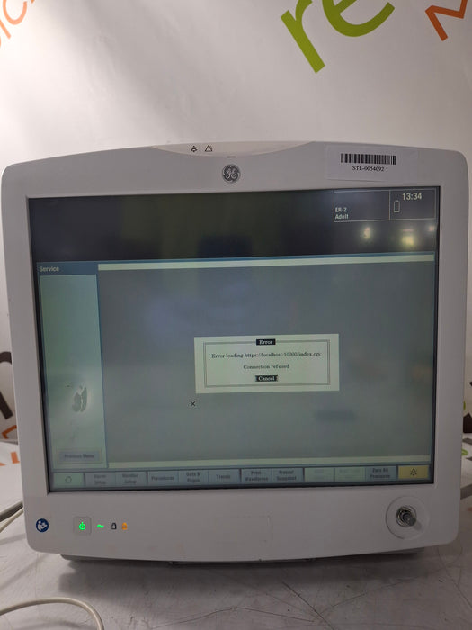 GE Healthcare Carescape B650 Emergency Care Patient Monitor