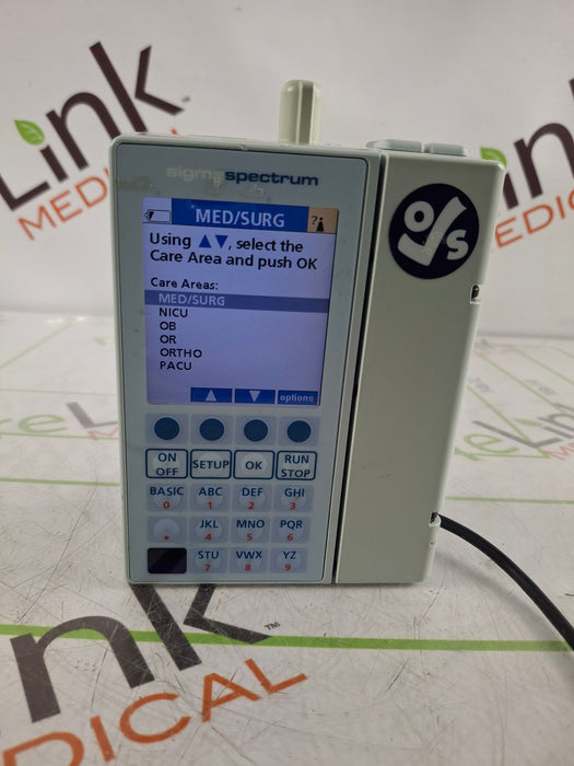 Baxter Sigma Spectrum 6.05.14 with B/G Battery Infusion Pump