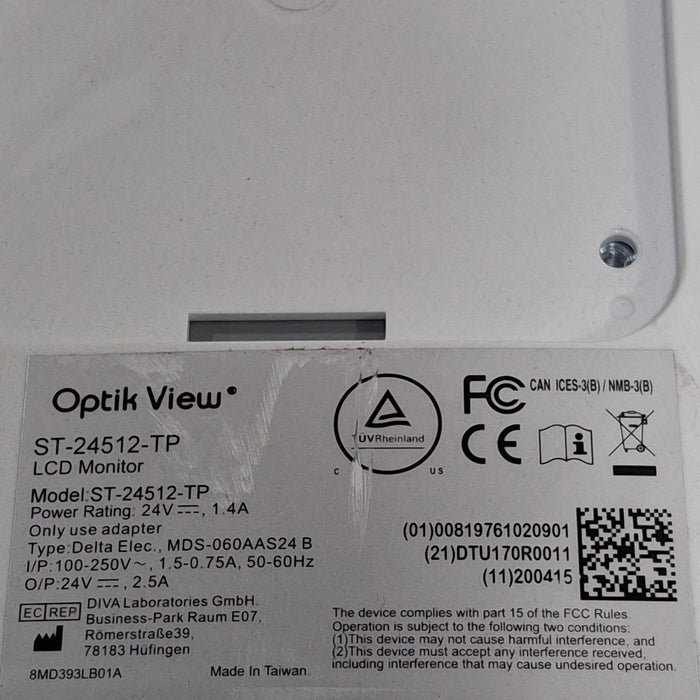 Diva Laboratories Optik View LCD Monitor