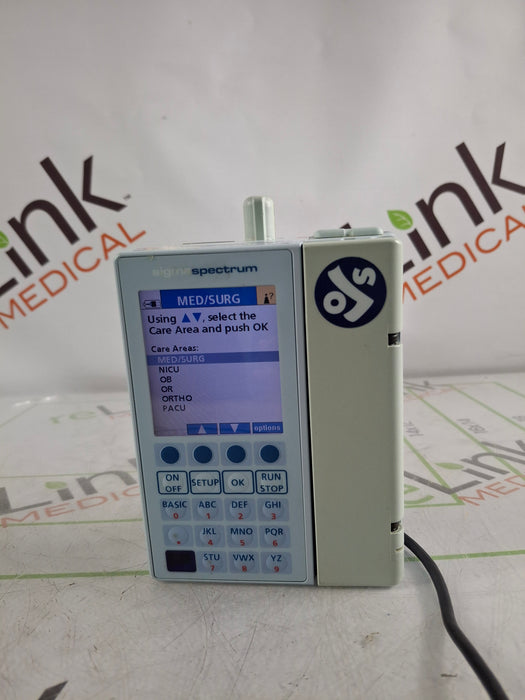 Baxter Sigma Spectrum 6.05.14 with B/G Battery Infusion Pump