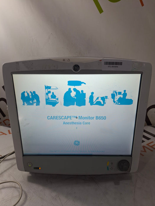 GE Healthcare Carescape B650 Anesthesia Care Patient Monitor