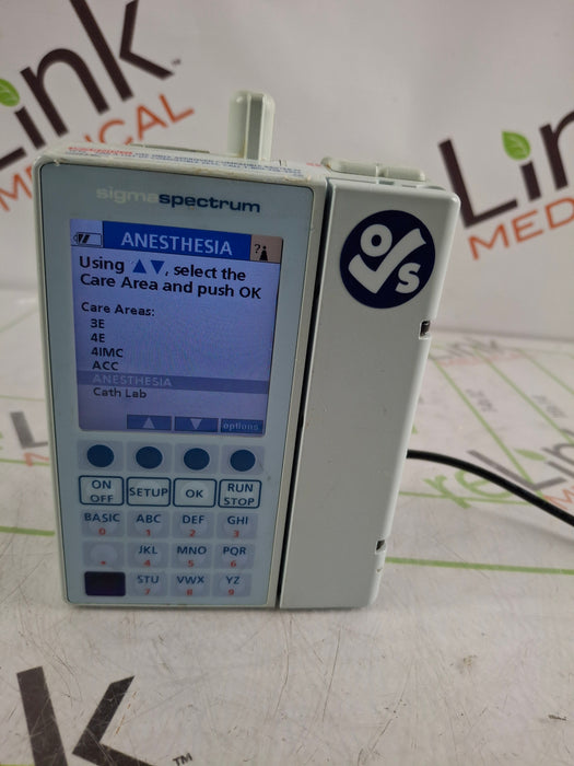 Baxter Sigma Spectrum 6.05.14 with B/G Battery Infusion Pump