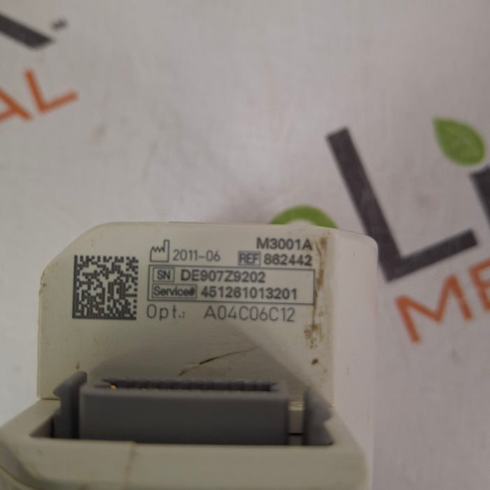 Philips M3001A-A04C06C12 OxiMax SpO2, NIBP, 12 Lead ECG, Temp, IBP MMS Module