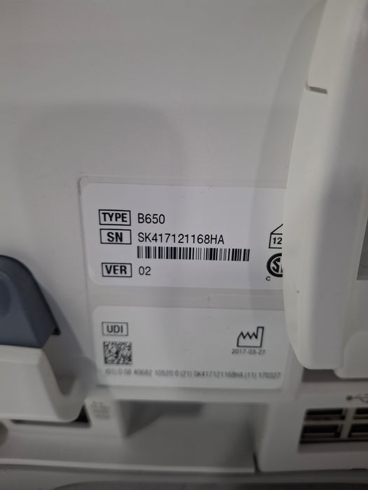 GE Healthcare Carescape B650 Post Anesthesia Care Patient Monitor