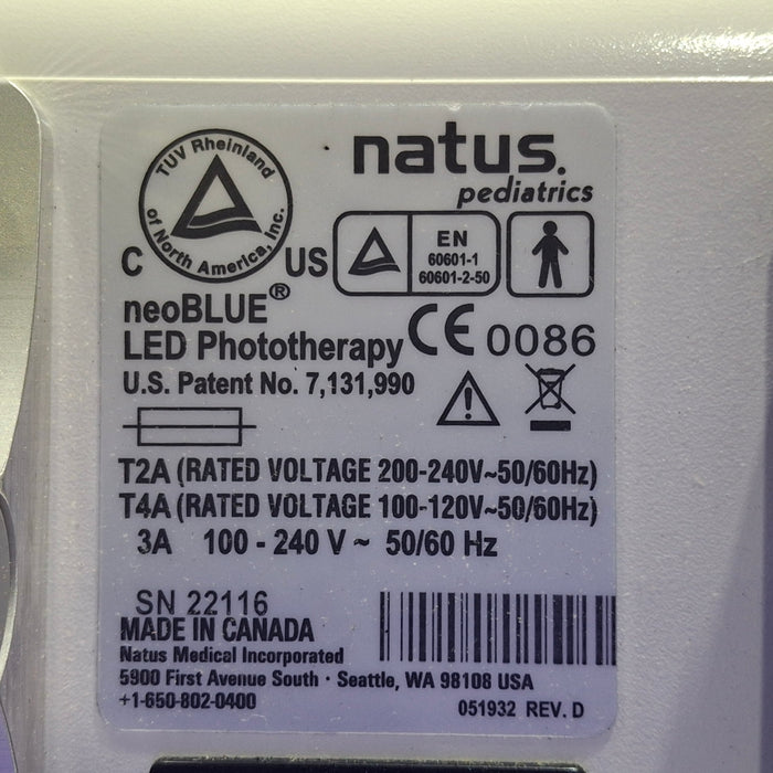 Natus NeoBlue Blanket LED Phototherapy System