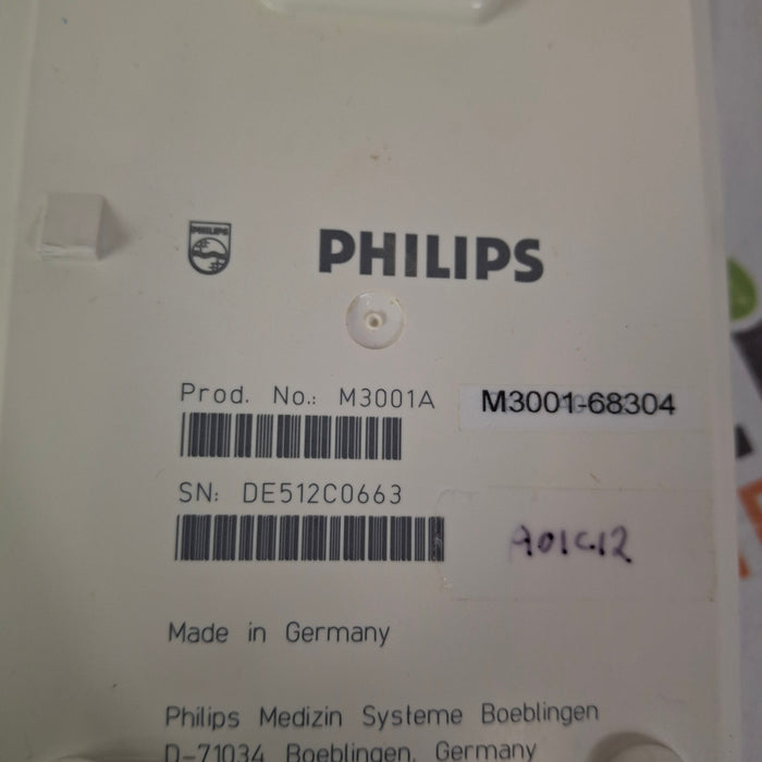 Philips M3001A-A04C12 Nellcor OxiMax SpO2, NIBP, ECG MMS Module