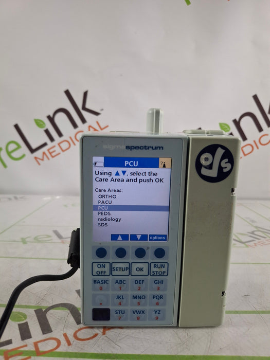 Baxter Sigma Spectrum 6.05.14 with B/G Battery Infusion Pump
