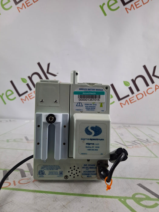 Baxter Sigma Spectrum 6.05.14 with B/G Battery Infusion Pump