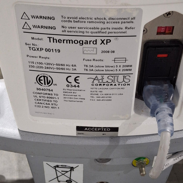Zoll Thermogard XP Temperature Management System