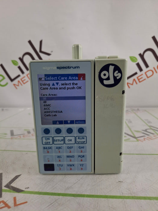 Baxter Sigma Spectrum 6.05.14 with B/G Battery Infusion Pump
