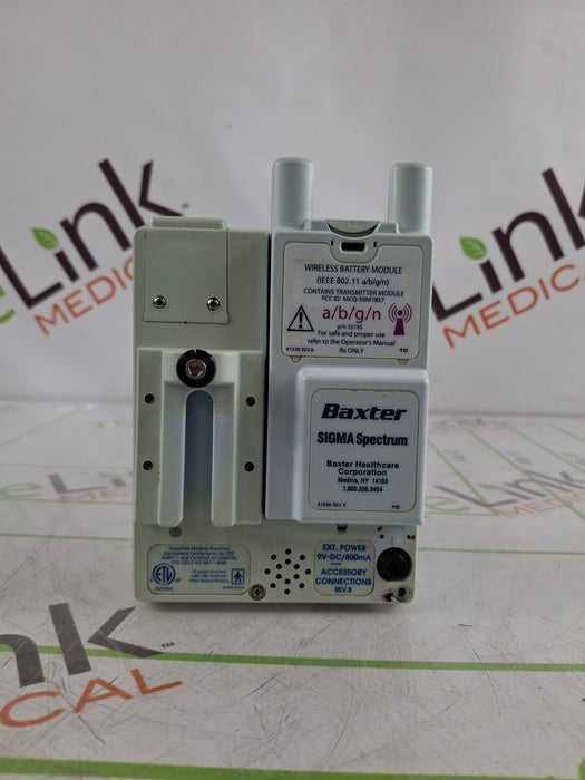 Baxter Sigma Spectrum 6.05.14 with A/B/G/N Battery Infusion Pump